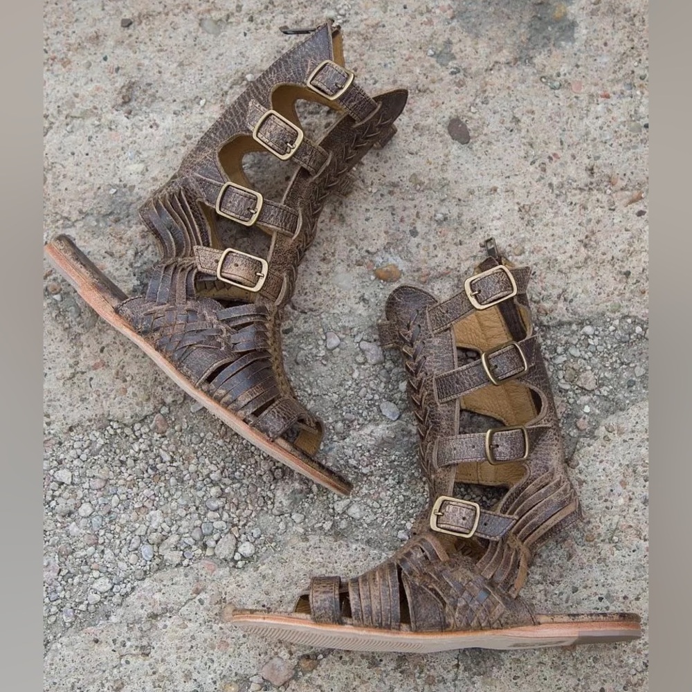 Bed Stu Brown Gladiator Sandals